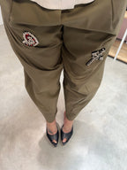 Pantaloni green crystal