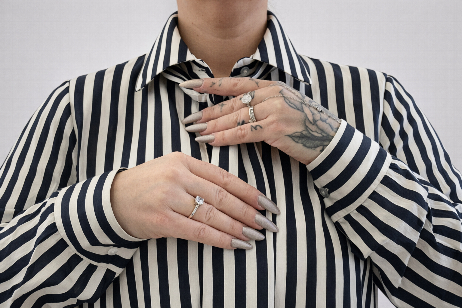 Camicia “Paris Stripe” Knot Chic