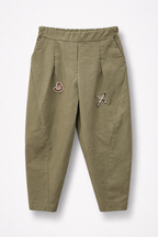 Pantaloni green crystal