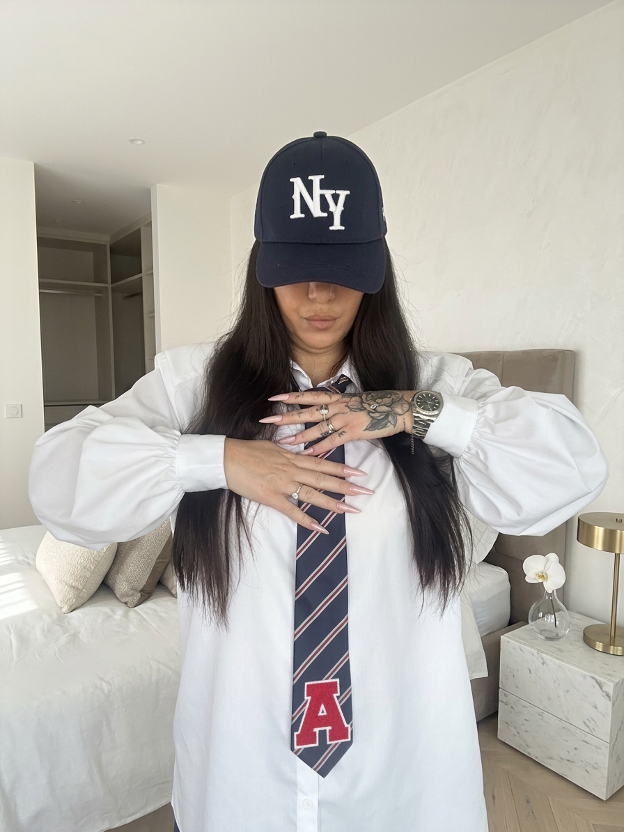 Cravatta college glam