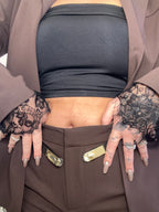 Blazer “Choco Lace” Effortless Chic