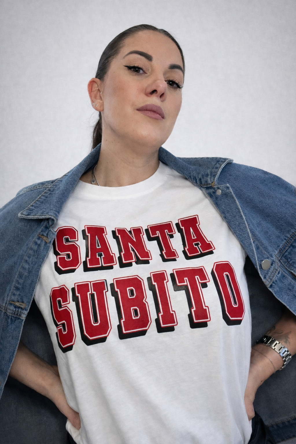 T-shirt Santa vibes Lumina