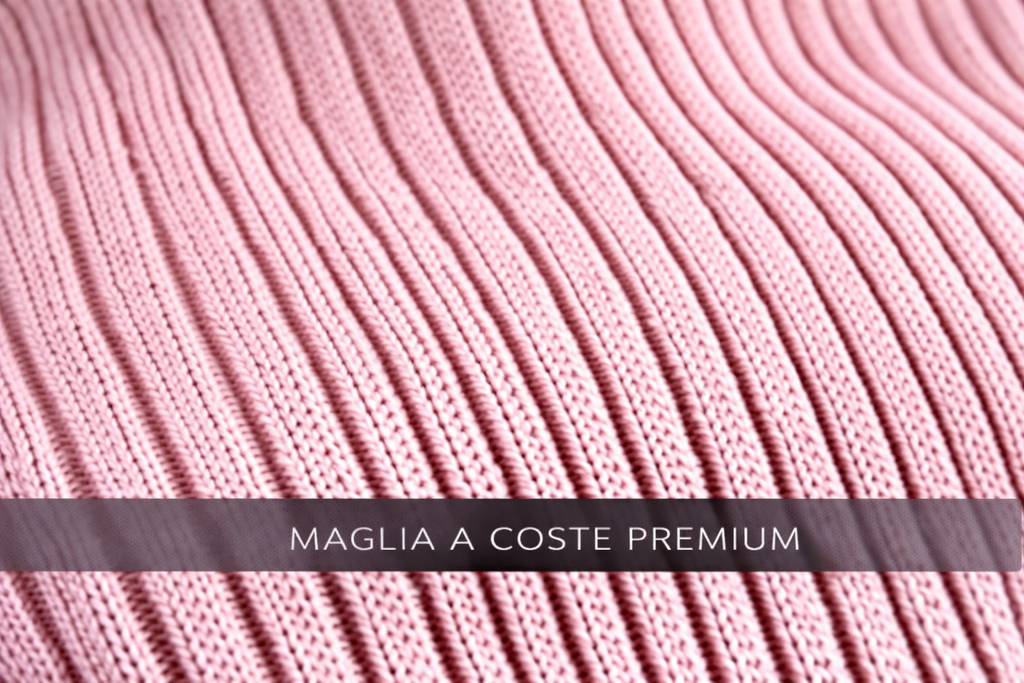Cardigan “Paris Chic” – top in maglia a coste con bottoni gioiello