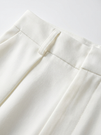 Pantalone “White Aura” Tailored Elegance
