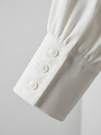 Pantalone “White Aura” Tailored Elegance